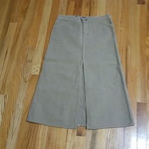 Dolce & Gabbana D&G maxi skirt with high slit
